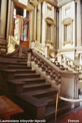 Laurenziana könyvtár lépcsői, Firenze