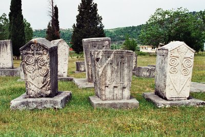 Bogumil sírkövek Radmiljában